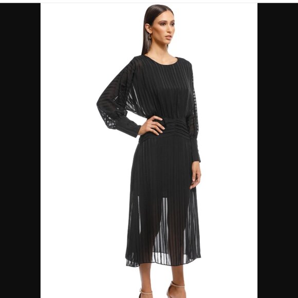 NEW - ELLIATT Runway Dress in Black - Picture 2 of 3